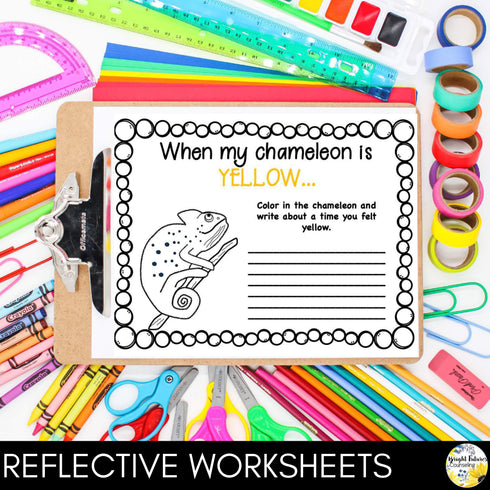 Self-Regulation BUNDLE Self-Regulation Counseling Lesson and Data Tracker
